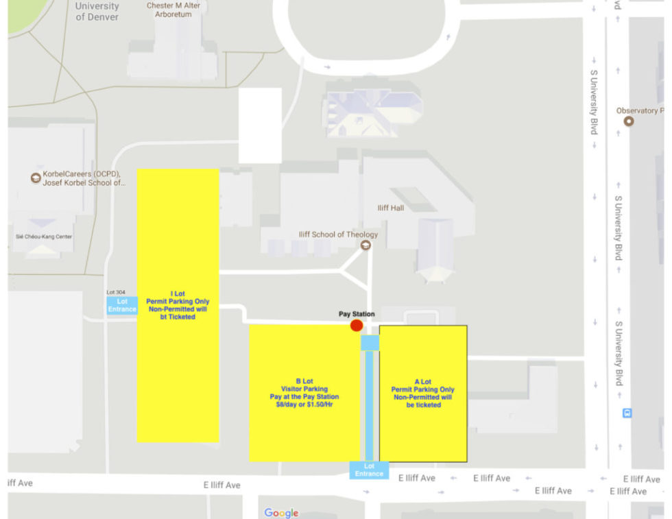 Map & Directions Iliff School of Theology